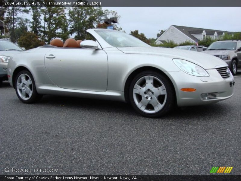 Millennium Silver Metallic / Saddle 2004 Lexus SC 430
