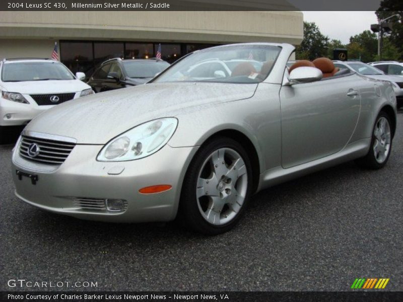 Millennium Silver Metallic / Saddle 2004 Lexus SC 430