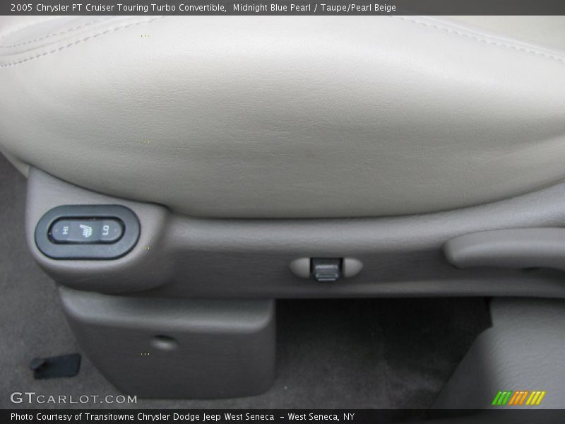 Midnight Blue Pearl / Taupe/Pearl Beige 2005 Chrysler PT Cruiser Touring Turbo Convertible
