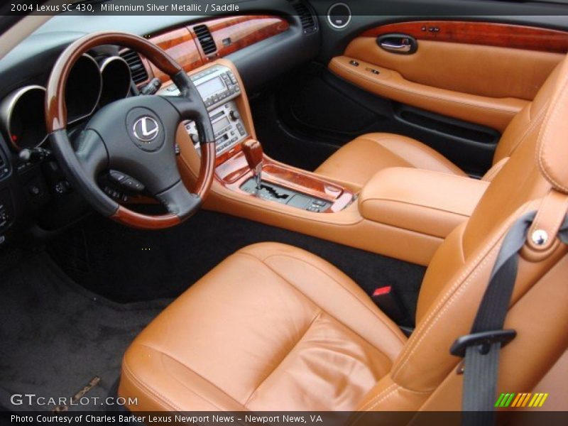 Millennium Silver Metallic / Saddle 2004 Lexus SC 430