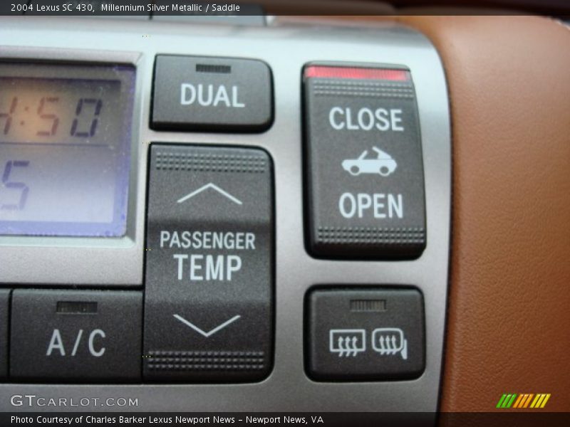 Millennium Silver Metallic / Saddle 2004 Lexus SC 430