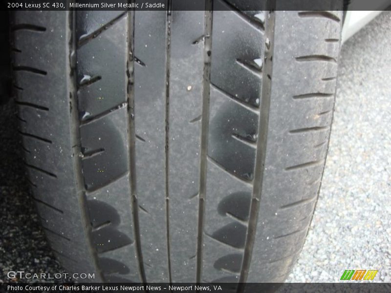 Millennium Silver Metallic / Saddle 2004 Lexus SC 430