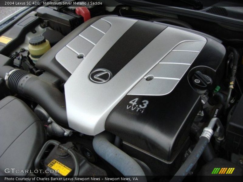 Millennium Silver Metallic / Saddle 2004 Lexus SC 430