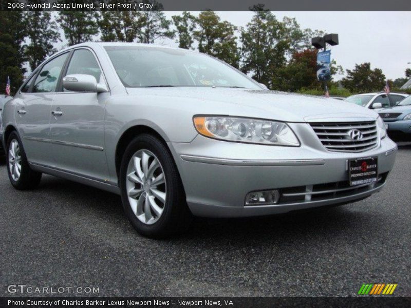 Silver Frost / Gray 2008 Hyundai Azera Limited