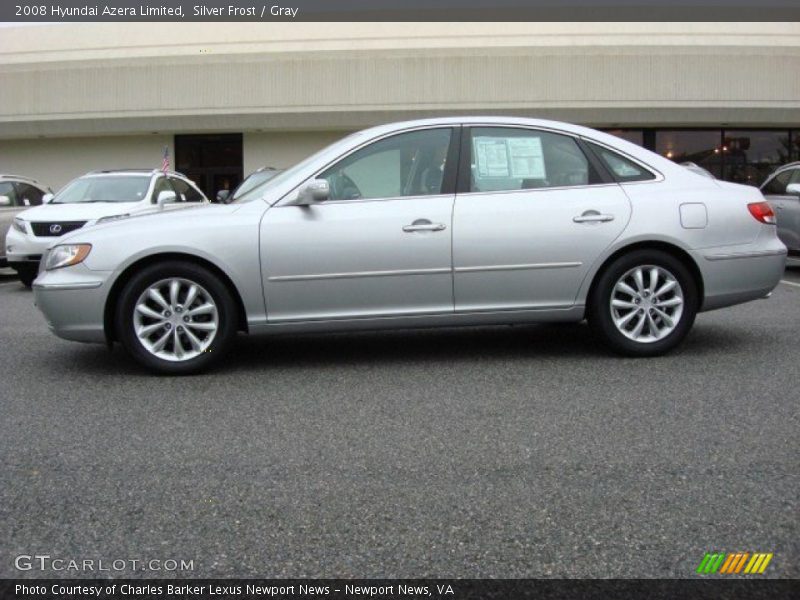 Silver Frost / Gray 2008 Hyundai Azera Limited
