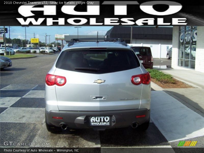 Silver Ice Metallic / Light Gray 2010 Chevrolet Traverse LTZ