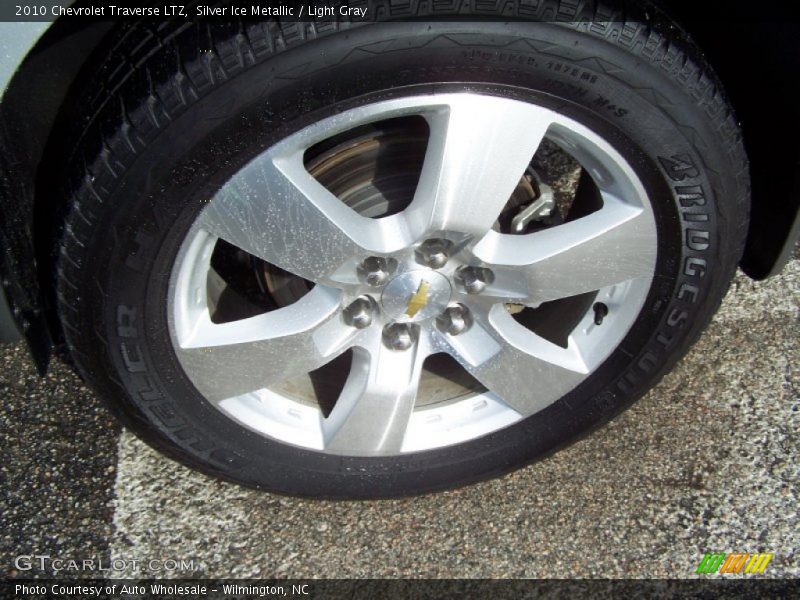 Silver Ice Metallic / Light Gray 2010 Chevrolet Traverse LTZ