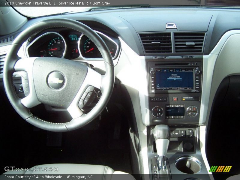 Silver Ice Metallic / Light Gray 2010 Chevrolet Traverse LTZ