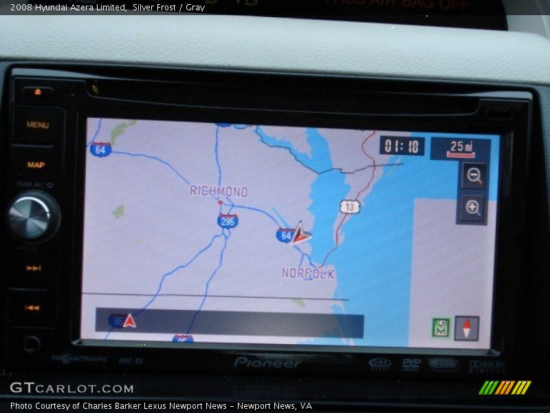 Silver Frost / Gray 2008 Hyundai Azera Limited