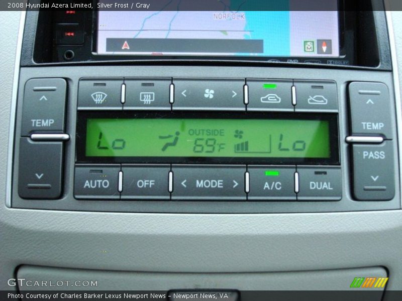 Silver Frost / Gray 2008 Hyundai Azera Limited