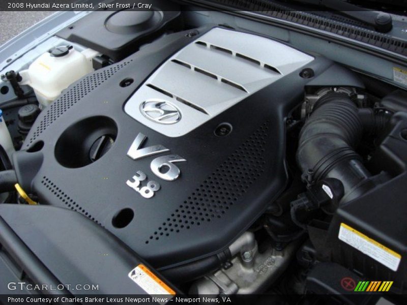 Silver Frost / Gray 2008 Hyundai Azera Limited