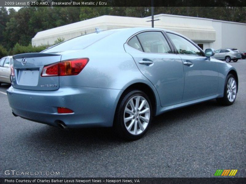 Breakwater Blue Metallic / Ecru 2009 Lexus IS 250 AWD