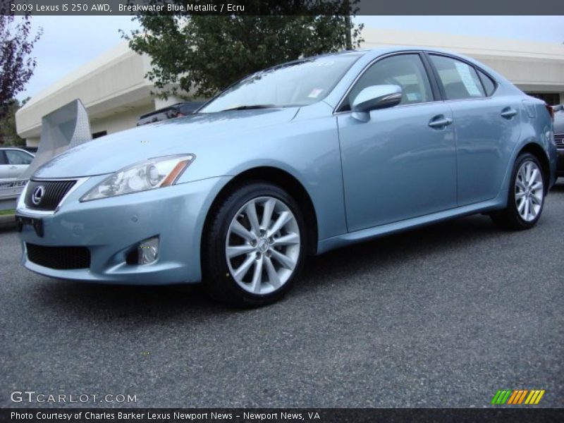 Breakwater Blue Metallic / Ecru 2009 Lexus IS 250 AWD