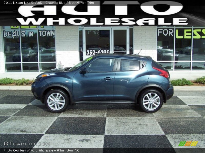 Graphite Blue / Black/Silver Trim 2011 Nissan Juke SL AWD