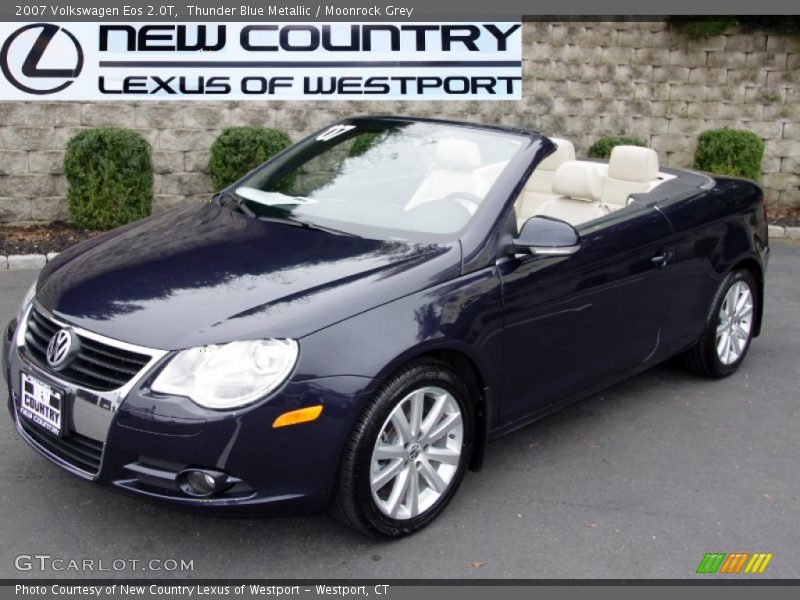 Thunder Blue Metallic / Moonrock Grey 2007 Volkswagen Eos 2.0T