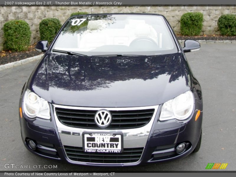 Thunder Blue Metallic / Moonrock Grey 2007 Volkswagen Eos 2.0T
