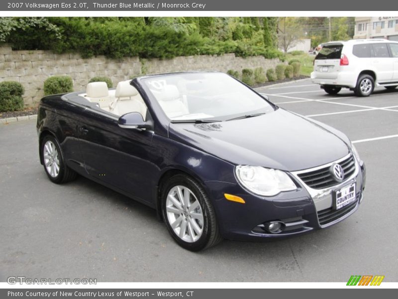 Thunder Blue Metallic / Moonrock Grey 2007 Volkswagen Eos 2.0T