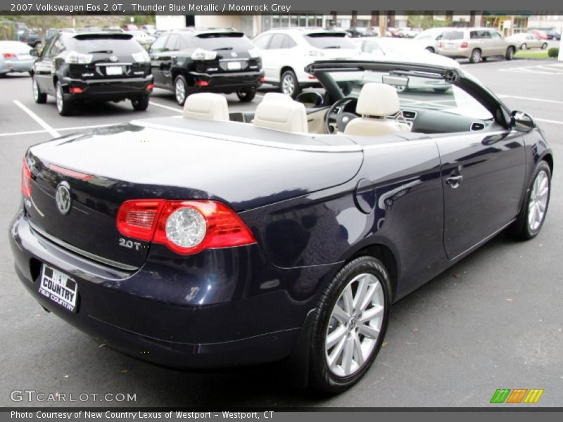 Thunder Blue Metallic / Moonrock Grey 2007 Volkswagen Eos 2.0T