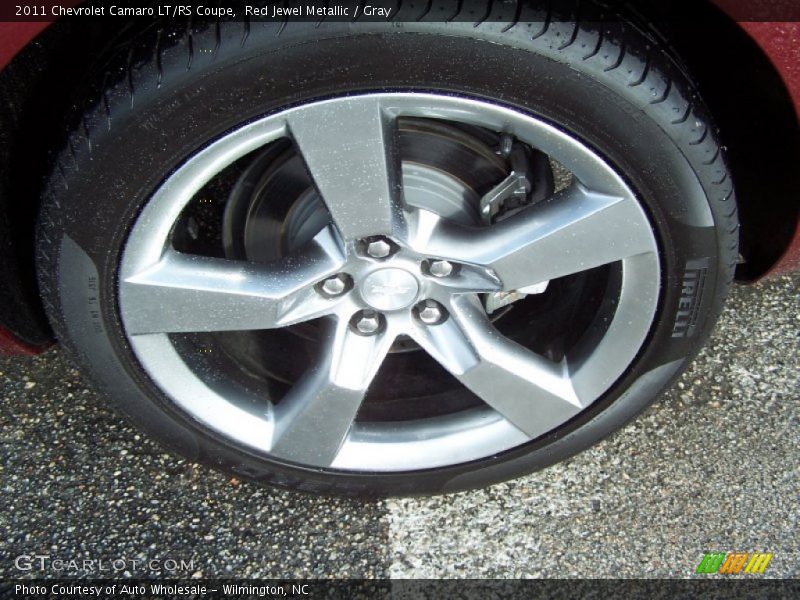 Red Jewel Metallic / Gray 2011 Chevrolet Camaro LT/RS Coupe