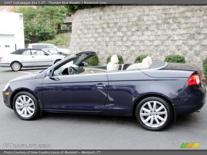 Thunder Blue Metallic / Moonrock Grey 2007 Volkswagen Eos 2.0T