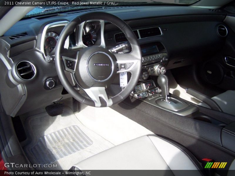 Red Jewel Metallic / Gray 2011 Chevrolet Camaro LT/RS Coupe