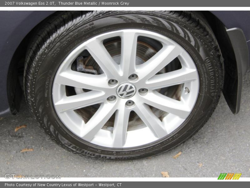 Thunder Blue Metallic / Moonrock Grey 2007 Volkswagen Eos 2.0T