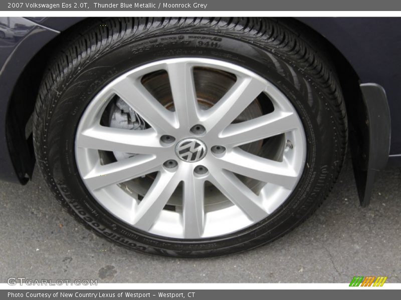 Thunder Blue Metallic / Moonrock Grey 2007 Volkswagen Eos 2.0T