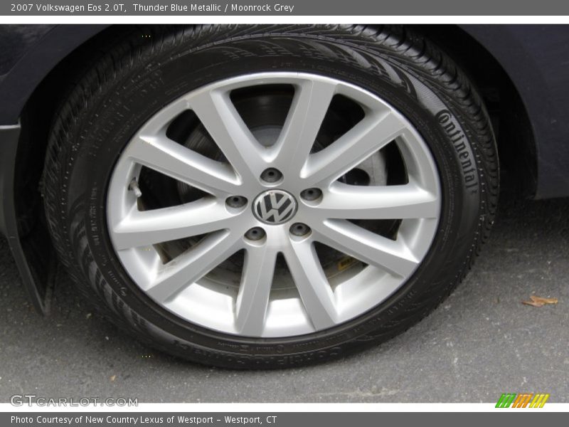 Thunder Blue Metallic / Moonrock Grey 2007 Volkswagen Eos 2.0T