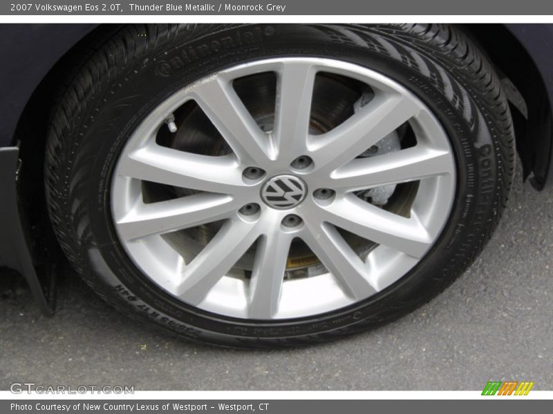 Thunder Blue Metallic / Moonrock Grey 2007 Volkswagen Eos 2.0T