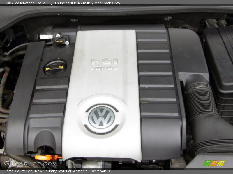 Thunder Blue Metallic / Moonrock Grey 2007 Volkswagen Eos 2.0T