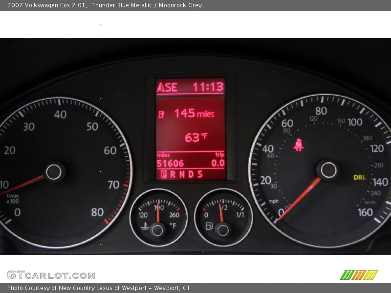 Thunder Blue Metallic / Moonrock Grey 2007 Volkswagen Eos 2.0T