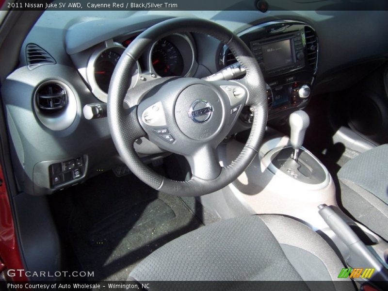 Cayenne Red / Black/Silver Trim 2011 Nissan Juke SV AWD