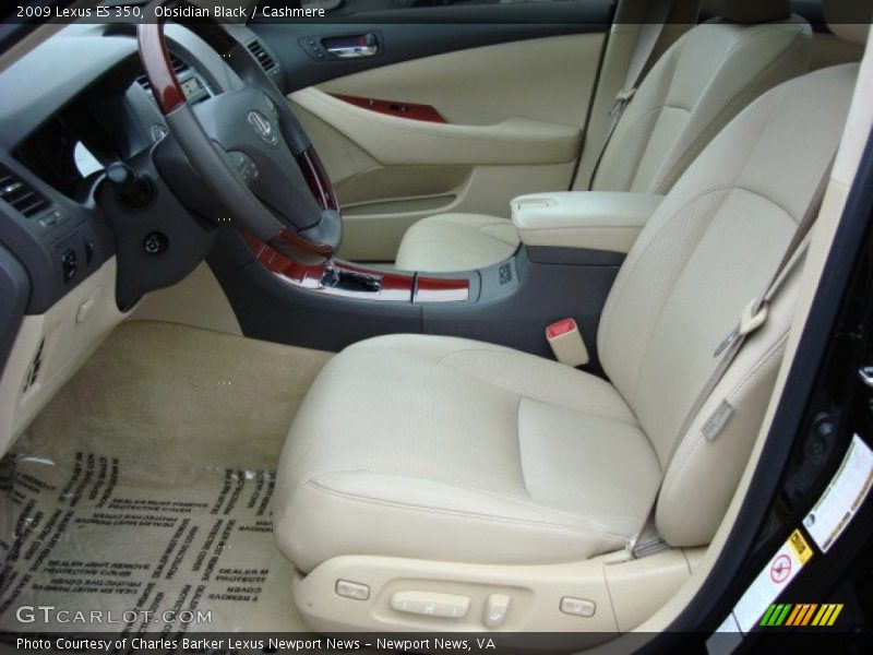 Obsidian Black / Cashmere 2009 Lexus ES 350