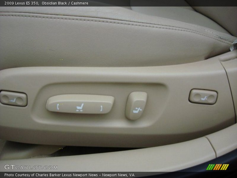 Obsidian Black / Cashmere 2009 Lexus ES 350