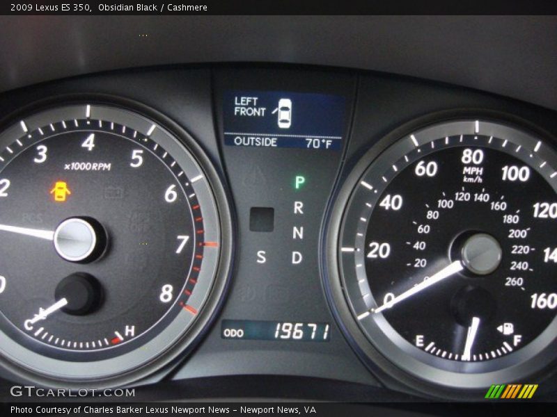 Obsidian Black / Cashmere 2009 Lexus ES 350