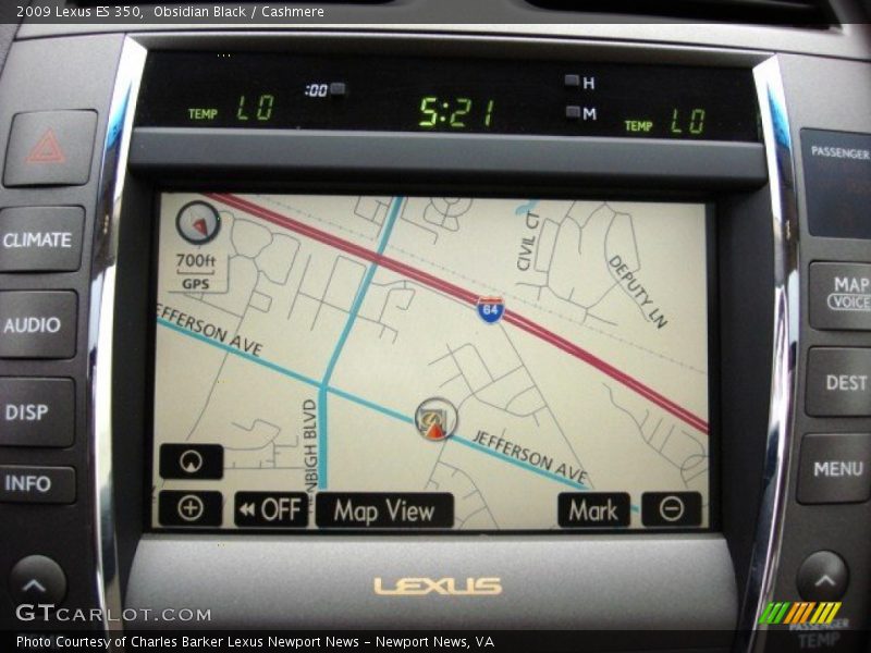 Obsidian Black / Cashmere 2009 Lexus ES 350