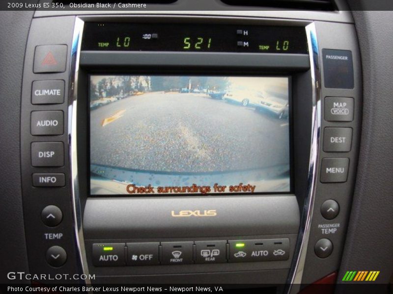 Obsidian Black / Cashmere 2009 Lexus ES 350