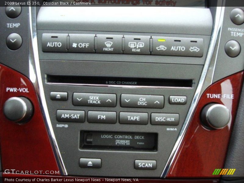 Obsidian Black / Cashmere 2009 Lexus ES 350