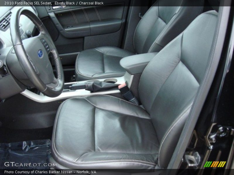 Ebony Black / Charcoal Black 2010 Ford Focus SEL Sedan