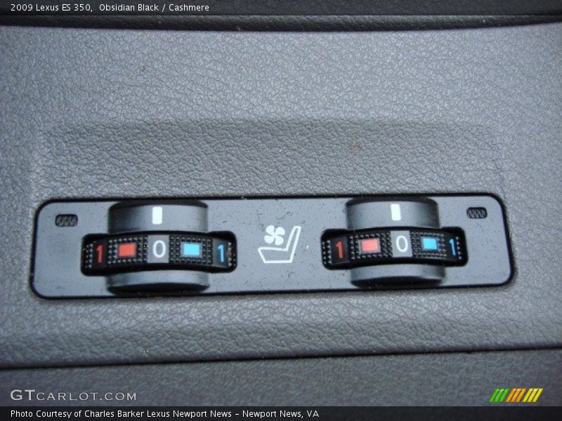 Obsidian Black / Cashmere 2009 Lexus ES 350