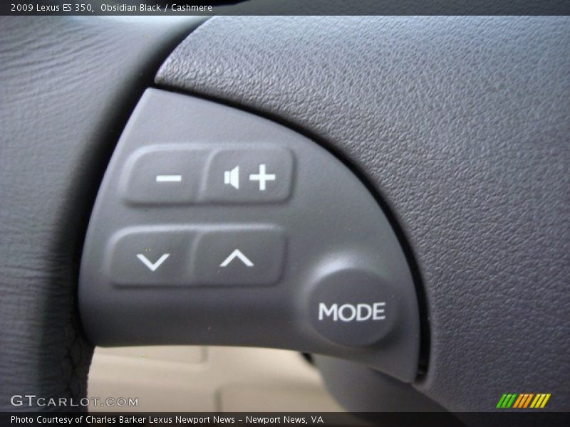 Obsidian Black / Cashmere 2009 Lexus ES 350