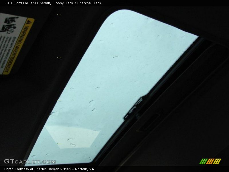 Ebony Black / Charcoal Black 2010 Ford Focus SEL Sedan
