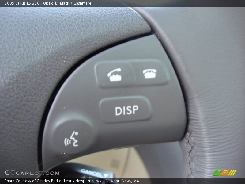 Obsidian Black / Cashmere 2009 Lexus ES 350