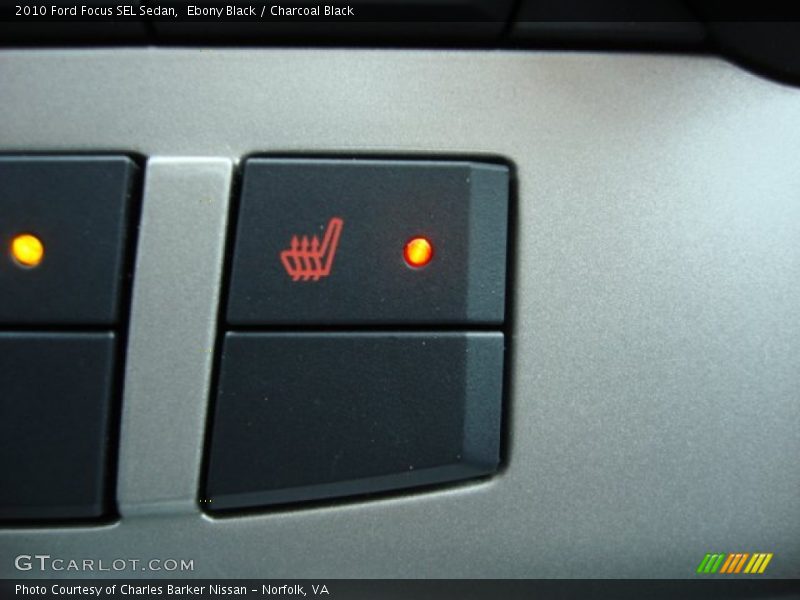 Ebony Black / Charcoal Black 2010 Ford Focus SEL Sedan