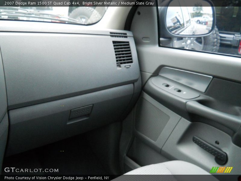 Bright Silver Metallic / Medium Slate Gray 2007 Dodge Ram 1500 ST Quad Cab 4x4