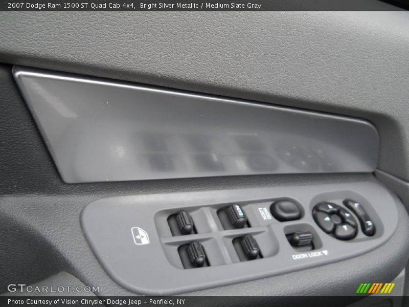 Bright Silver Metallic / Medium Slate Gray 2007 Dodge Ram 1500 ST Quad Cab 4x4