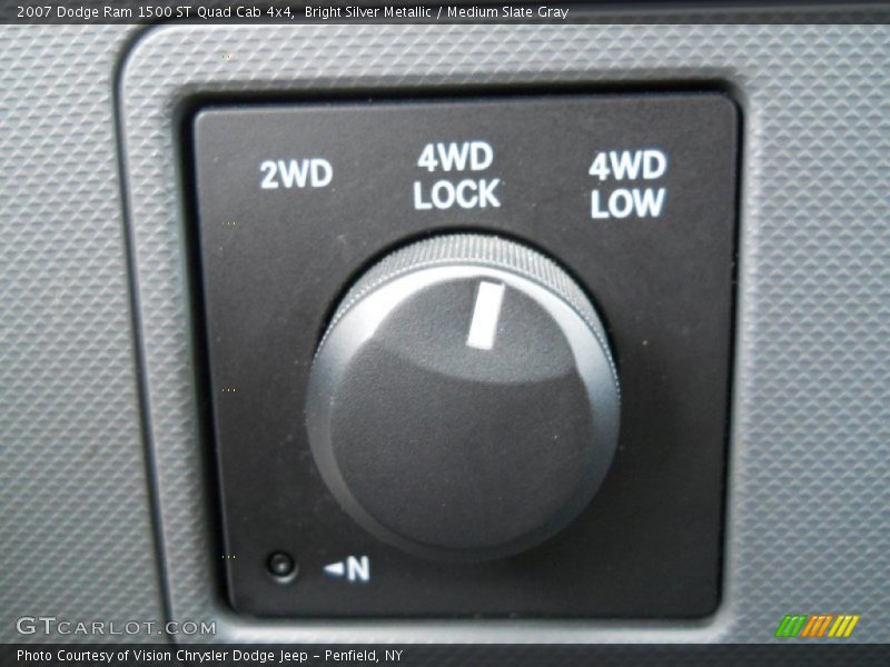 Bright Silver Metallic / Medium Slate Gray 2007 Dodge Ram 1500 ST Quad Cab 4x4