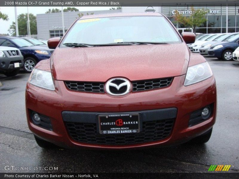 Copper Red Mica / Black 2008 Mazda CX-7 Grand Touring AWD