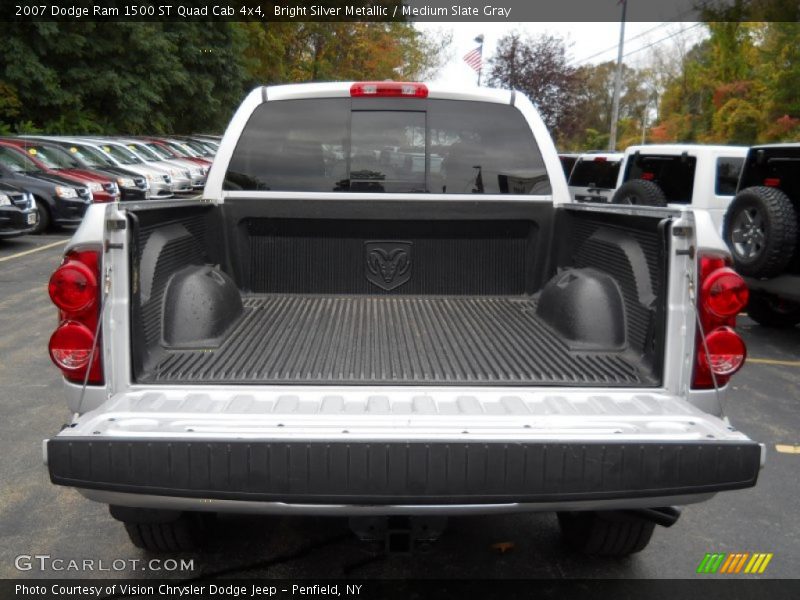 Bright Silver Metallic / Medium Slate Gray 2007 Dodge Ram 1500 ST Quad Cab 4x4