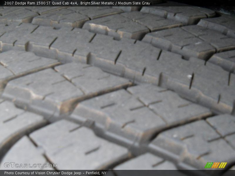 Bright Silver Metallic / Medium Slate Gray 2007 Dodge Ram 1500 ST Quad Cab 4x4